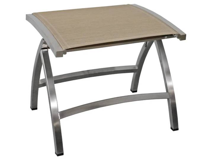 Gartenhocker Pontiac, Verstellbar, Espresso, b 50 cm t 52 cm h 44 cm
