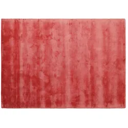 como Handloom-Teppich   ¦ rot ¦ Viskose ¦ Maße (cm): B: 190