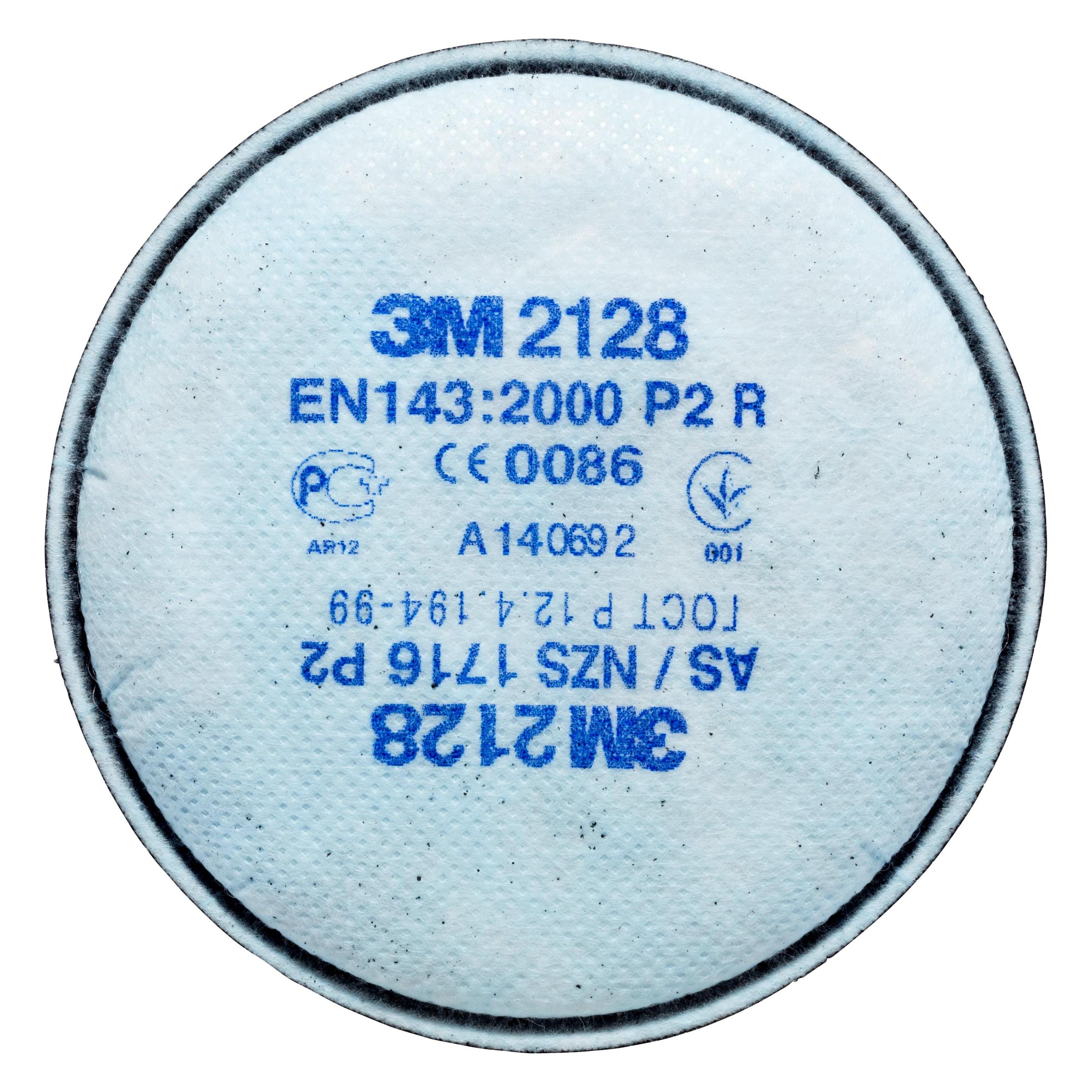 3M Aktivkohle Filter 2128 P2 SL (P2SL, 2x) (2128)