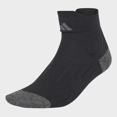 Laufsocken ADIDAS PERFORMANCE "RUN COMFY ANKLE", Damen, Gr. XXL (49/51), Sockengröße, schwarz, grefiv, Obermaterial: 64% Polyamid, 32% Polyester, 4% Elasthan, Socken, für Erwachsene, mit sportlichem Stil, auf Bewegung ausgelegt
