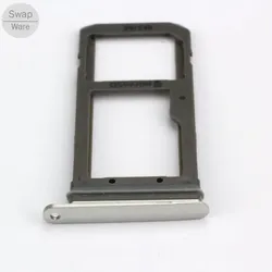 SIM Tray / SIM-Kartenhalter für Samsung Galaxy S7 G930F, silber