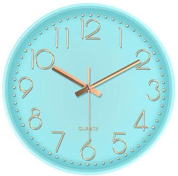 Daily Discovery Silent Non Ticking Wall Clock Digital Scale Design For Living Room Bedroom Decor style 9