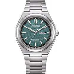 Citizen AW0130-85XC Eco-Drive Herren-Solaruhr Titan Petrol