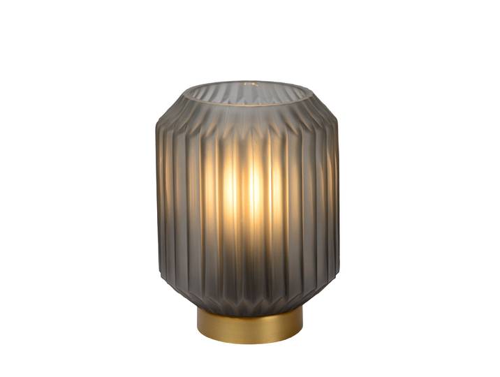 Lucide SUENO - Tafellamp - Ø 13 cm - 1xE14 - Grijs
