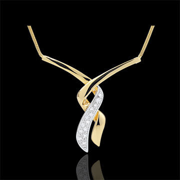 Edenly Diamanten Collier Innige Umarmung - Gelbgold, 13 Diamanten