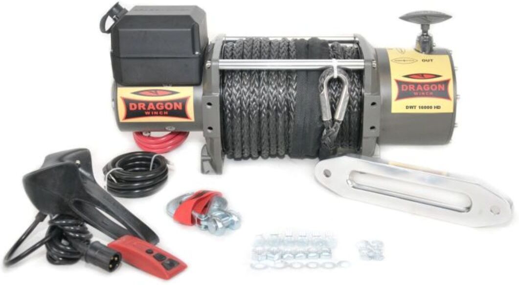 Seilwinde für Lafetten und Sonderfahrzeuge DRAGON WINCH DWT16000HD-S