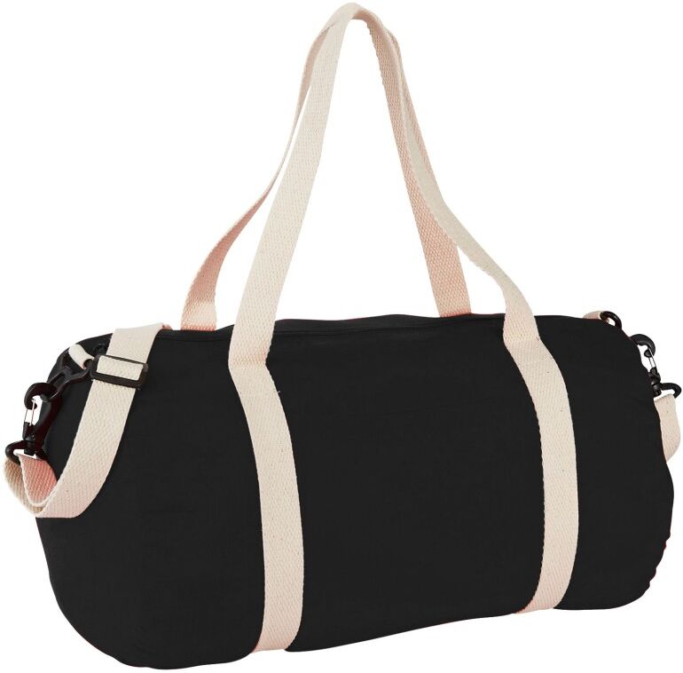 Sac polochon personnalisable en coton 25 L Cochichuate noir