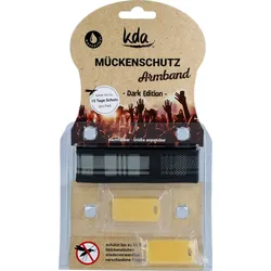 Mückenschutz Armband Karo Grau 1 ST