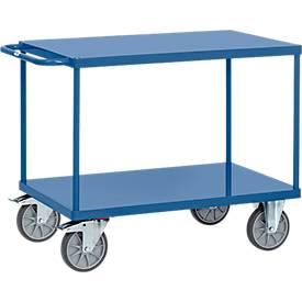 Tischwagen mit Stahlblech-Plattformen, L 1397 x B 809 x H 900 mm