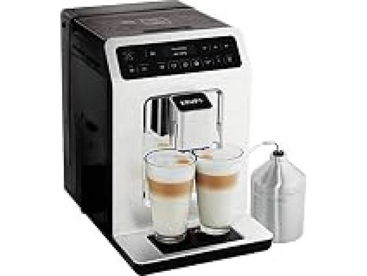 Krups EA891C Evidence Machine à café automatique, écran OLED, technologie Barista Quattro Force, 12 variations de café, 3 variations de thé, fonction cappuccino One Touch, fonction 2 tasses, métal