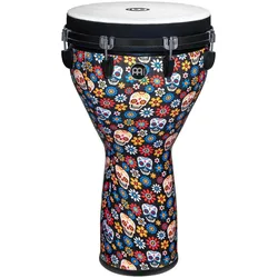 Meinl Percussion JD14DA 14" Jumbo Djembe, Day Of The Dead - Djembe