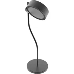Zafferano SUPER O Wiederaufladbare und dimmbare schwarze LED-Tischleuchte