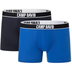 2er Pack CAMP DAVID Boxershorts Herren 5380 - beaucoup blue XXL