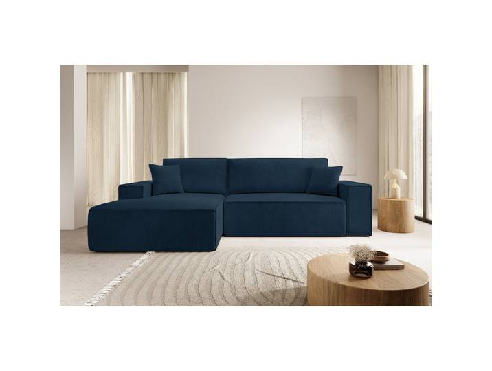 Ecksofa mit Schlaf-Funktion Farese New, L-förmig, mit Stauraum,
