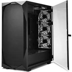 Sharkoon REV300 Tower (ATX, E-ATX, mATX, Mini-ATX), PC Gehäuse, Schwarz