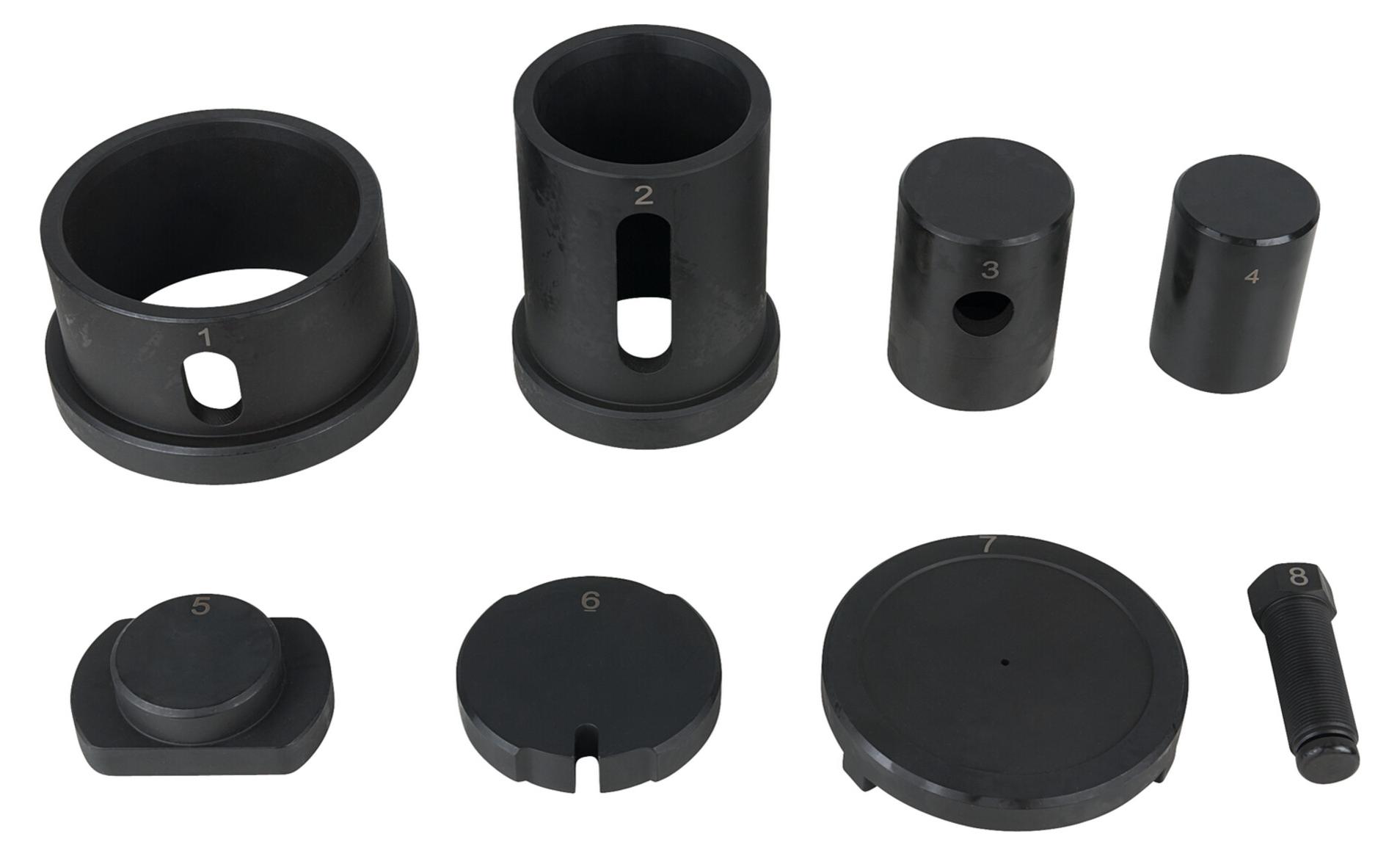 KS Tools Dreieckslenker-Buchsen-Satz, Ø 75 mm für DAF, 8-tlg