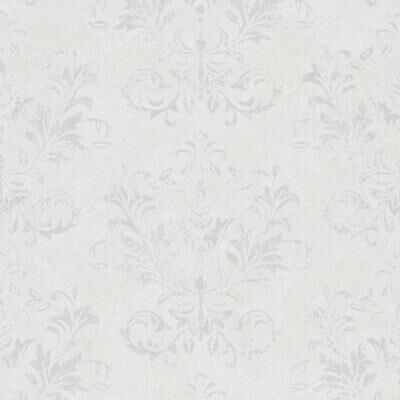 Galerie Wallcoverings Hotel Embossed Damask Non-woven Glitter Wallpaper Roll
