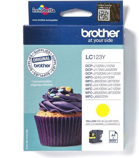 Brother LC-123Y - Jaune - Cartouche d'encre Jaune