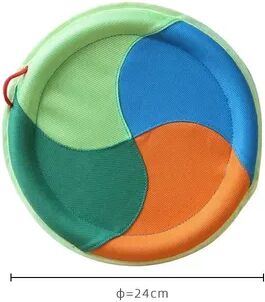 The Handy Homestead Linen Dog Flying Disc Bite Tug Toy For Fetch And Training 4 Color Flying Discs