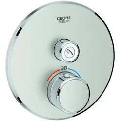 Grohe Grohtherm Smartcontrol Brausethermostat 29118DC0, supersteel, 1 Absperrventil