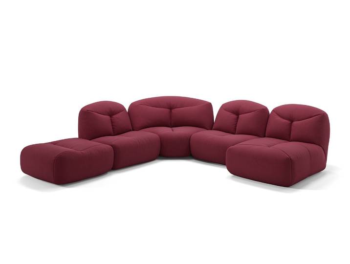 Leder Wohnlandschaft MOLISE Designersofa Couch