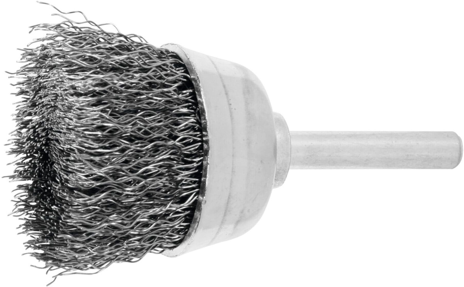Lessmann Flächenbürste Stahldraht 0,30 mm, Bürsten-⌀ 40 mm (434162)
