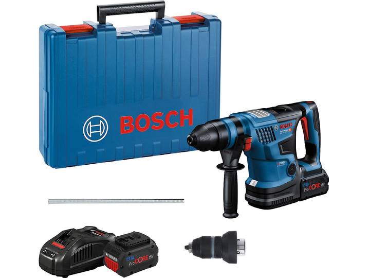 Marteau perforateur sans fil BITURBO avec SDS plus GBH 18V-34 CF avec 2x batterie ProCORE18V 8.0Ah
