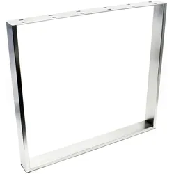 Wiltec, Tischbeine + Tischgestell, Tischgestell 80x73cm Edelstahl Tischuntergestell Tischkufe Kufengestell
