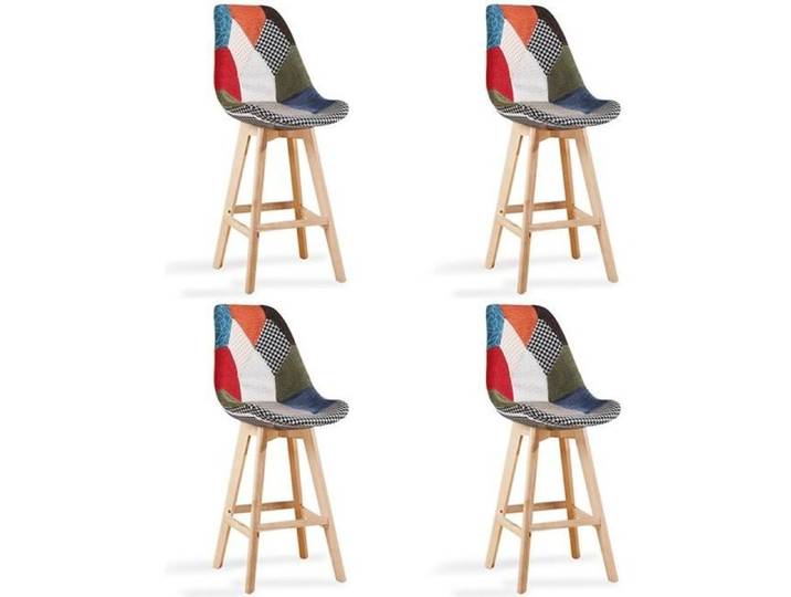 Lot de 4 tabourets de bar patchwork - Gotteborg
