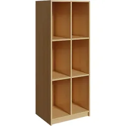 Schultaschenregal mit 6 Fächern