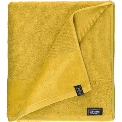 Badetuch "Sense", gelb, B:100cm L:150cm, Frottee, Obermaterial: 100% Baumwolle, SCHÖNER WOHNEN-KOLLEKTION, Handtücher, Badetuch, mit Velourborte, hautschmeichelnde Airtouch Qualität, super weich