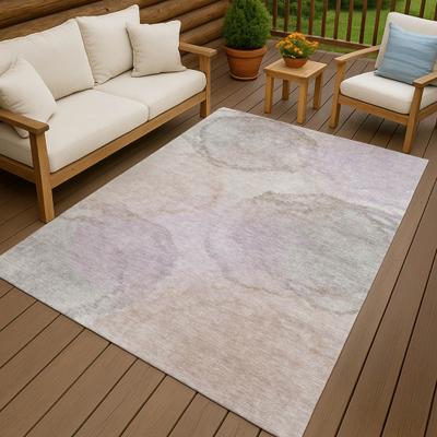 Addison Rugs Machine Washable Indoor/ Outdoor Abstract Muted Chantille Rug
