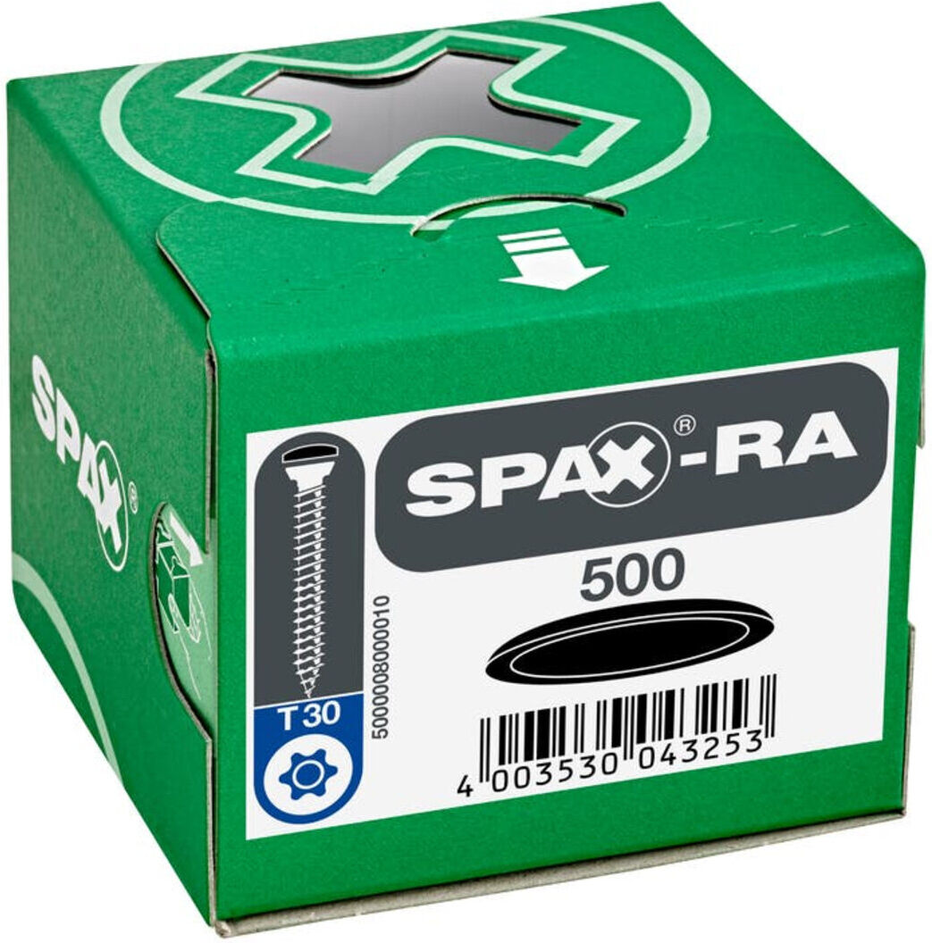 Spax Kunstoff-Abdeckkappen Schwarz passend für Spax RA FlachSenkkopf (50000080000101)