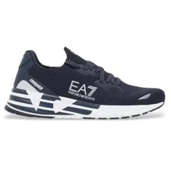 EA7 Unisex. 7X000652_AF18639 Crusher Distance Knit 2.0 navy Schuhe (40), Wohnung, Schnürsenkel, Sportlich, Grün, Marine