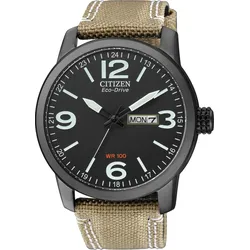 Citizen Quartz Eco-Drive BM8476-23EC - schwarz,beige - 42mm