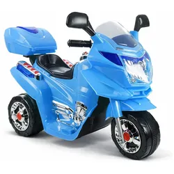 Elektromotorrad für Kinder HC8051 Blau Motorsound Hupe Melodien Motorrad
