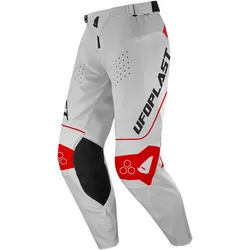 Ufo Plast, Motorradhose, MX HOSE UFO ARES GRAU/ROT GR. 50 (Herren, Normalgrösse, 50)