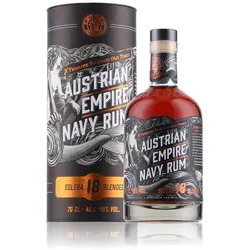 Austrian Empire Navy 18 Years Solera Blended Rum 40% Vol. 0,7l in Geschenkbox