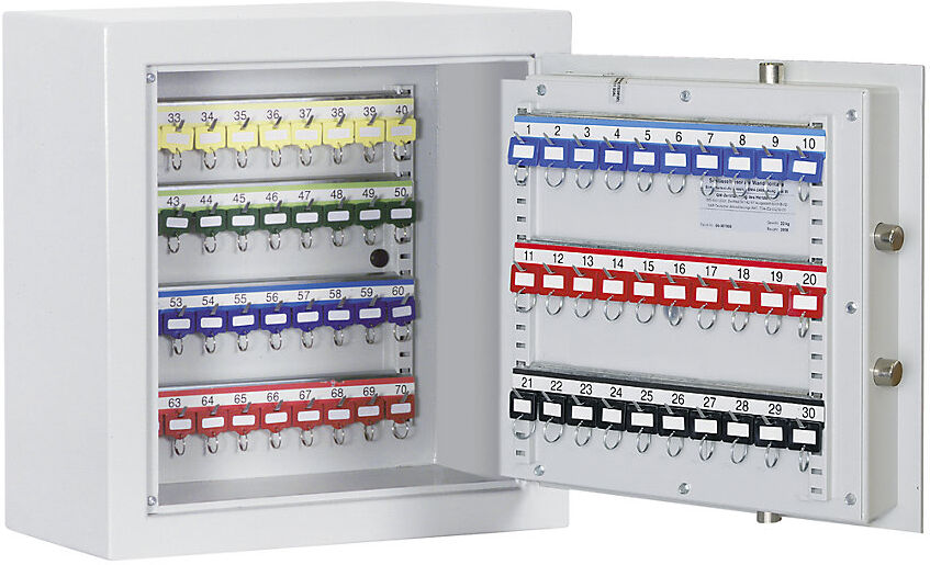 kaiserkraft Schlüsseltresor, VDMA B und Euro-Norm S2, 100 Haken