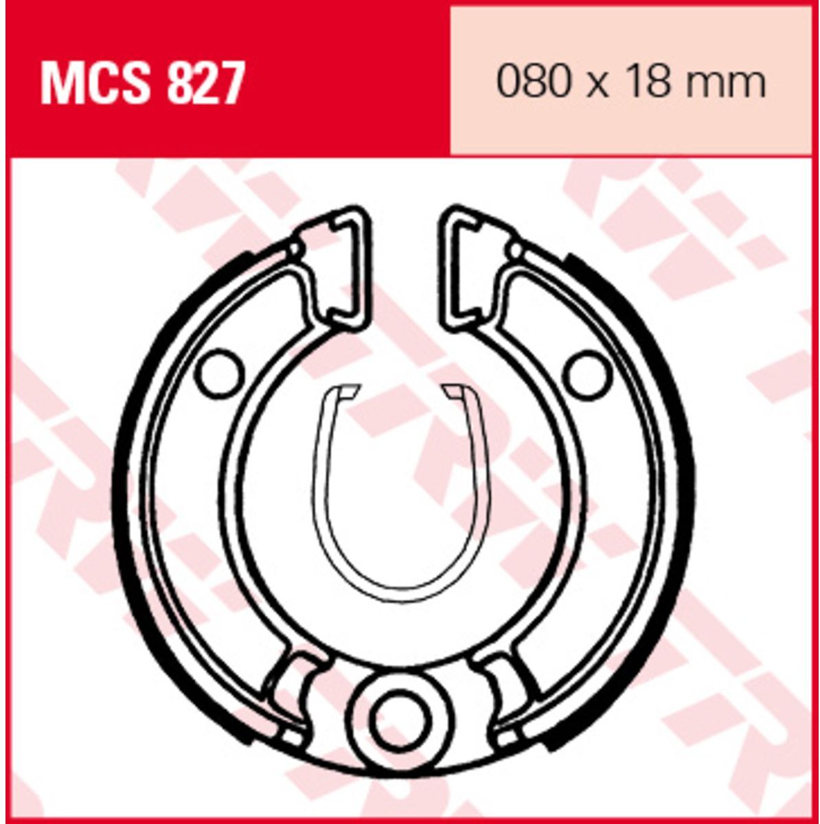 Trw Set di ganasce freno MCS827