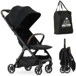 Deryan, Kinderwagen, Air Buggy - Vliegtuig buggy - Geïntegreerde buggy transporttas - Zwart