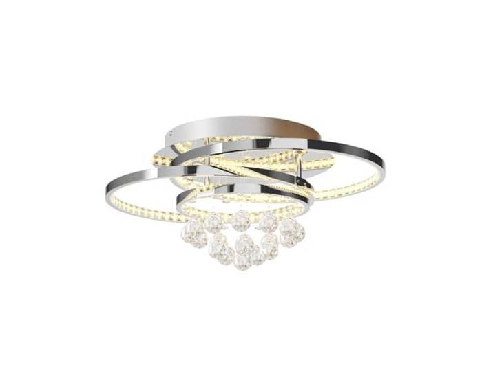 Lucande LED Deckenlampe Kristall dimmbar, Kronleuchter Deckenleuchte 37,8W Wohnzimmerlampe Schlafzimmerlampe Esszimmerlampe Büro Flurlampe