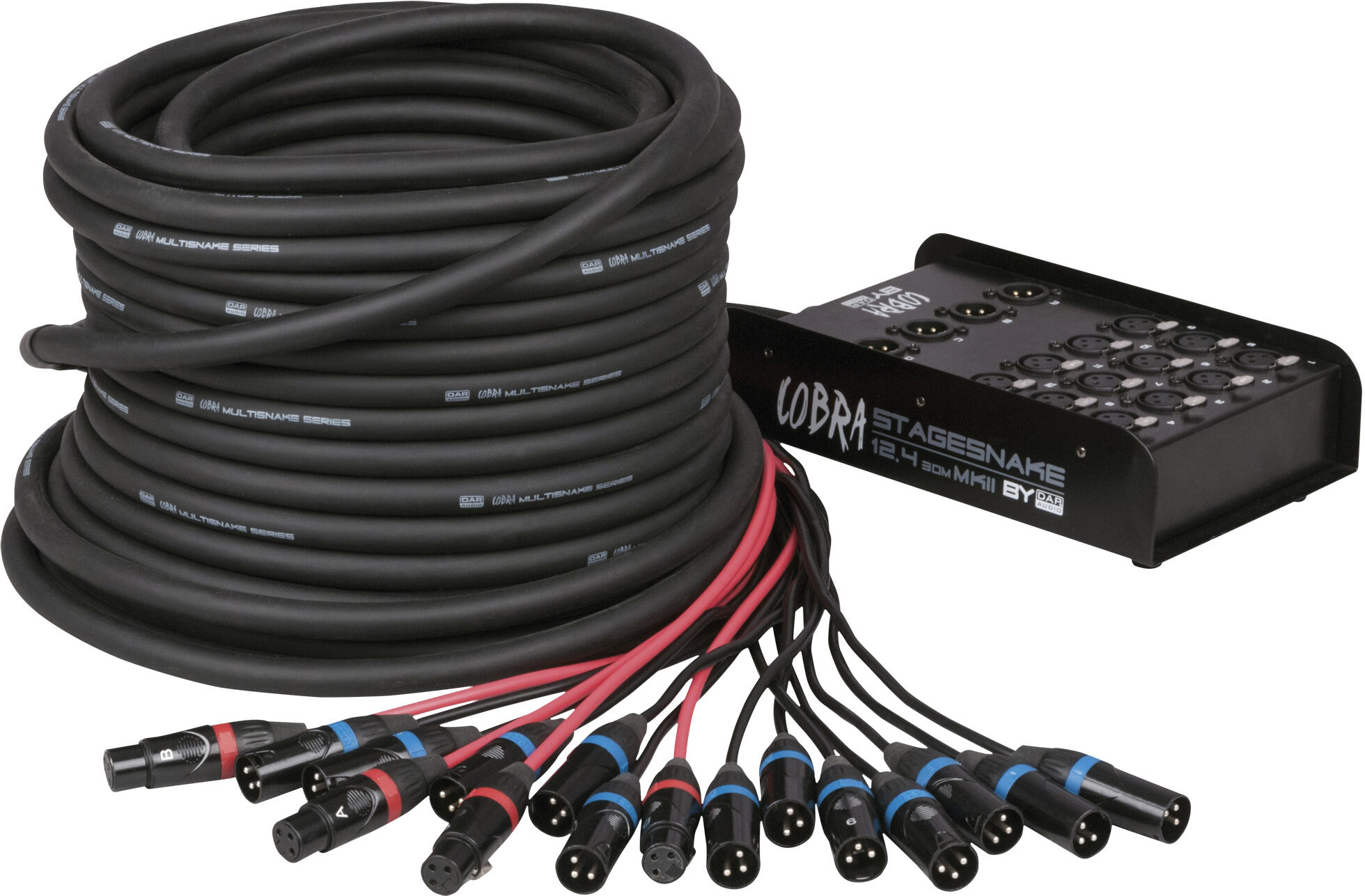 DAP Audio Cobrax 12/4 Stagesnake 30 M