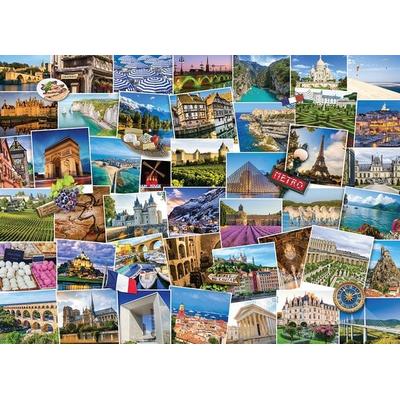 Puzzle 1000 Teile - Globetrotter France