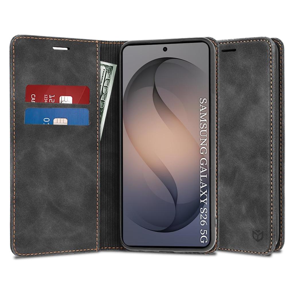 Techsuit - Confy Cover - Samsung Galaxy S26 - Black (Samsung Galaxy S26) (62883140)