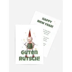 Neujahrskarten selbst gestalten mit Spruch und Fotos im Onlinedesigner bei Meine-Kartenmanufaktur.de