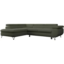 ECKSOFA PEDRO L Grün Boucle - Links Seite
