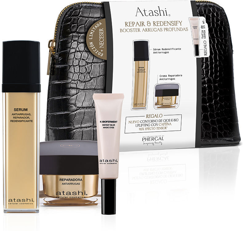 Atashi Rituel ANTI-ÂGE Et ANTI-RIDES Réparateur Et REDENSIFIANT, Coffret 5 Pièces