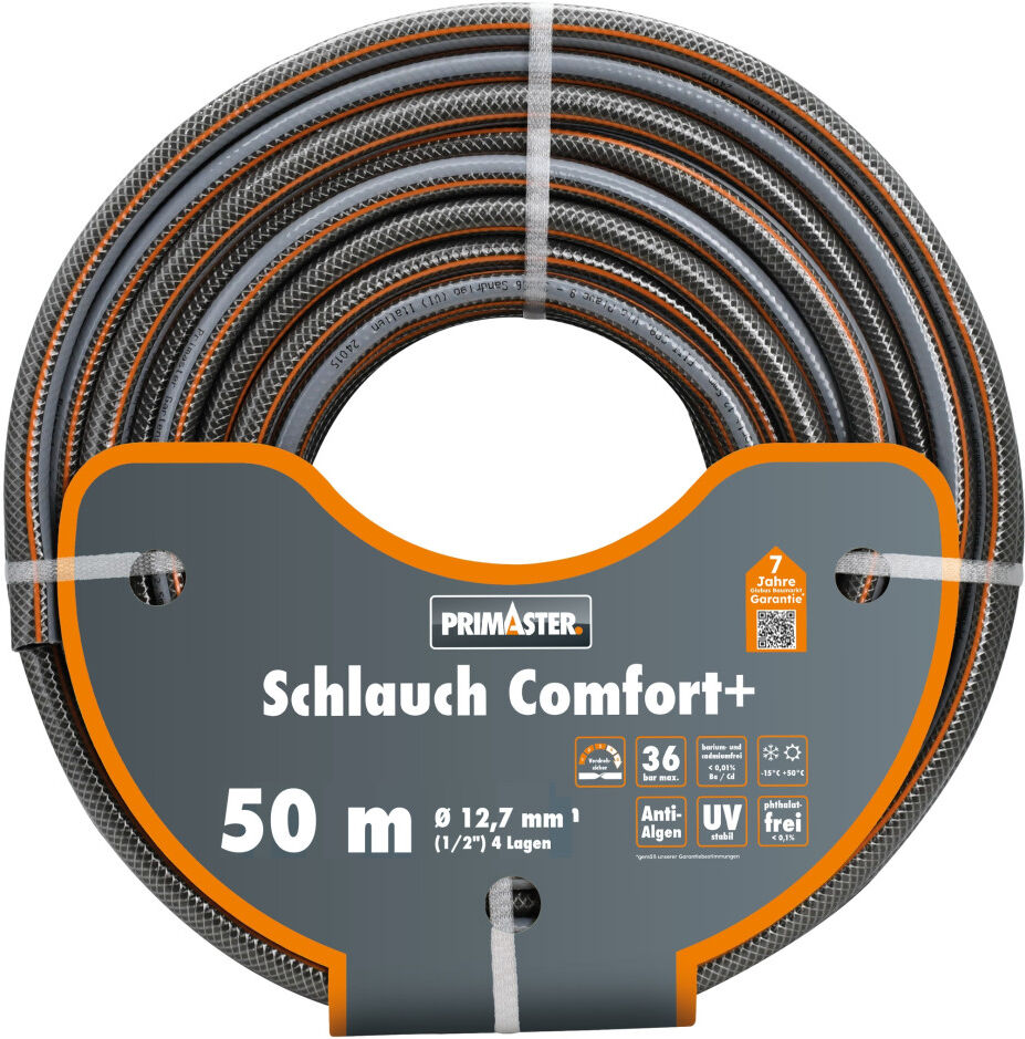 Primaster Gartenschlauch Comfort+ 50 m Ø 12,7 mm (1/2)