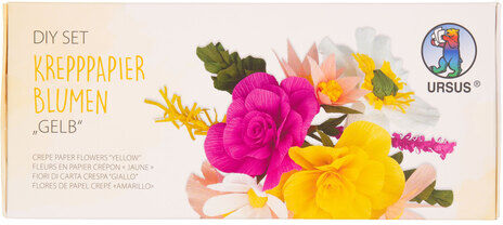 Ursus Bastel-Set "Krepppapier-Blumen"